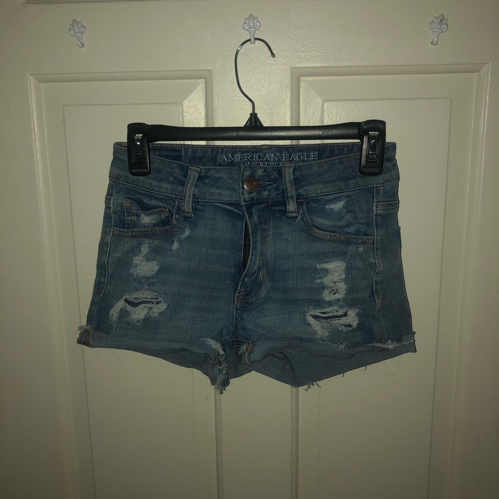 AE High-Rise Destroyed Shorts